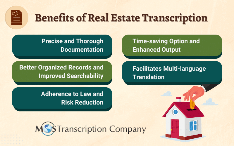 Benefits of Real Estate Transcription